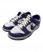 NIKEナイキ）の古着「Dunk Low Retro」｜パープル×ホワイト