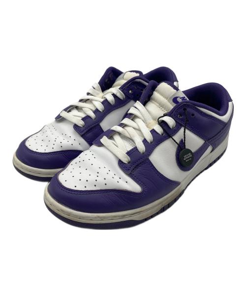 NIKE（ナイキ）NIKE (ナイキ) Dunk Low Retro パープル×ホワイト サイズ:26の古着・服飾アイテム