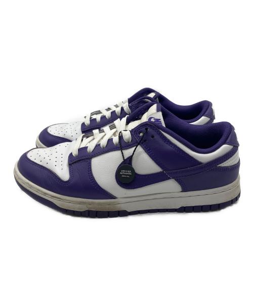 NIKE（ナイキ）NIKE (ナイキ) Dunk Low Retro パープル×ホワイト サイズ:26の古着・服飾アイテム