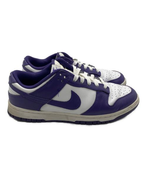 NIKE（ナイキ）NIKE (ナイキ) Dunk Low Retro パープル×ホワイト サイズ:26の古着・服飾アイテム