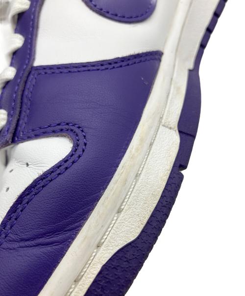 NIKE（ナイキ）NIKE (ナイキ) Dunk Low Retro パープル×ホワイト サイズ:26の古着・服飾アイテム