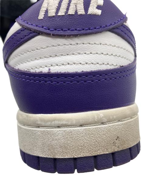 NIKE（ナイキ）NIKE (ナイキ) Dunk Low Retro パープル×ホワイト サイズ:26の古着・服飾アイテム