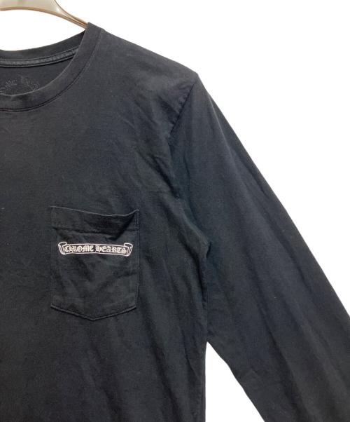 CHROME HEARTS（クロムハーツ）CHROME HEARTS (クロムハーツ) 長袖Tシャツ ブラック サイズ:Mの古着・服飾アイテム