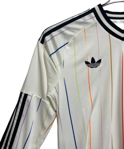 adidas（アディダス）adidas (アディダス) ゲームシャツ ホワイト サイズ:SIZE　L 未使用品の古着・服飾アイテム