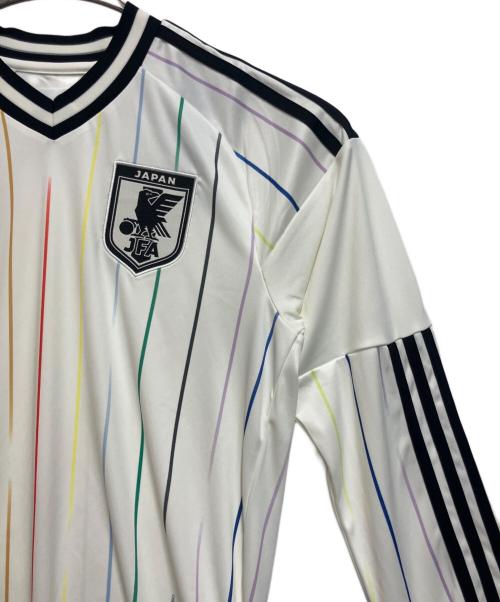 adidas（アディダス）adidas (アディダス) ゲームシャツ ホワイト サイズ:SIZE　L 未使用品の古着・服飾アイテム