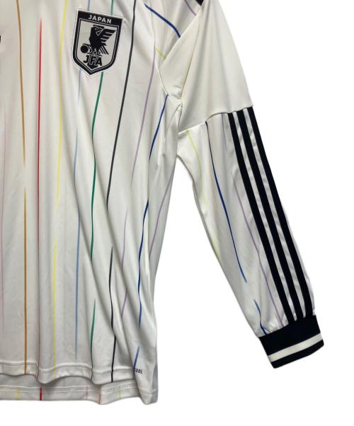 adidas（アディダス）adidas (アディダス) ゲームシャツ ホワイト サイズ:SIZE　L 未使用品の古着・服飾アイテム