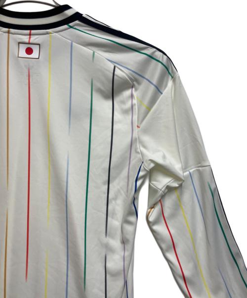 adidas（アディダス）adidas (アディダス) ゲームシャツ ホワイト サイズ:SIZE　L 未使用品の古着・服飾アイテム