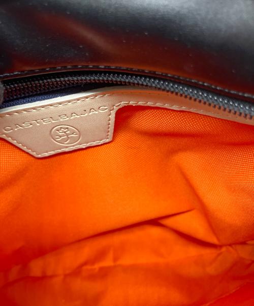 CASTELBAJAC（カステルバジャック）CASTELBAJAC (カステルバジャック) ショルダーバッグ ブラック×レッドの古着・服飾アイテム