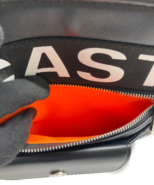 CASTELBAJAC（カステルバジャック）CASTELBAJAC (カステルバジャック) ショルダーバッグ ブラック×レッドの古着・服飾アイテム