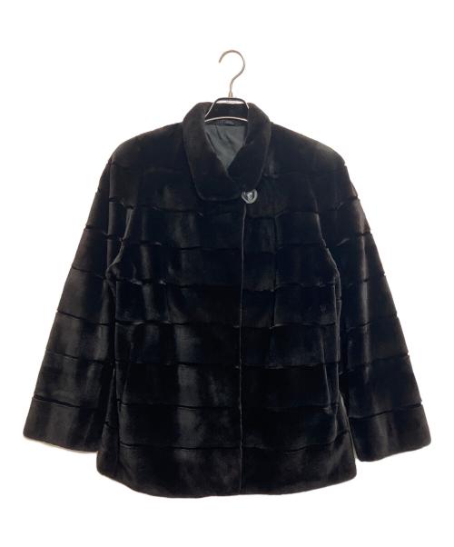 SAGA MINK（サガミンク）SAGA MINK (サガミンク) ファージャケット ブラック サイズ:SIZE  Freeの古着・服飾アイテム
