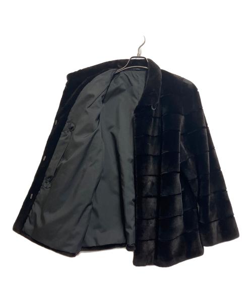 SAGA MINK（サガミンク）SAGA MINK (サガミンク) ファージャケット ブラック サイズ:SIZE  Freeの古着・服飾アイテム