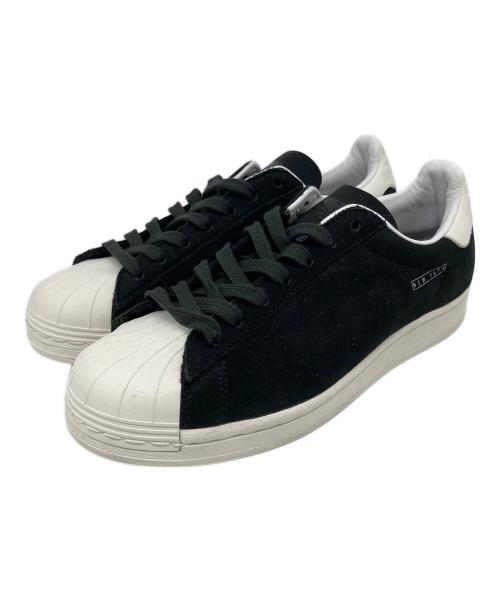 adidas（アディダス）adidas (アディダス) スパースターピュア ブラック×ホワイト サイズ:SIZE 25cmの古着・服飾アイテム