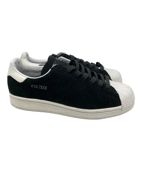 adidas（アディダス）adidas (アディダス) スパースターピュア ブラック×ホワイト サイズ:SIZE 25cmの古着・服飾アイテム