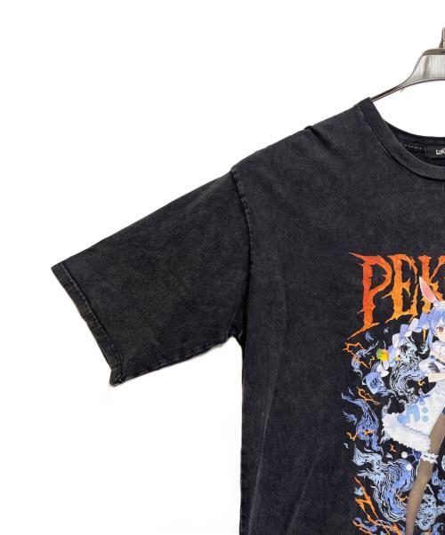 ■ホロライブ（ホロライブ）■ホロライブ (ホロライブ) 半袖カットソー ブラック サイズ:SIZE　Freeの古着・服飾アイテム
