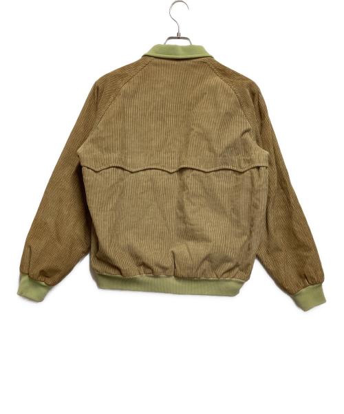 BARACUTA（バラクータ）BARACUTA (バラクータ) コーデュロイハリントンジャケット ブラウン×カーキ サイズ:ＳＩＺＥ　不明の古着・服飾アイテム
