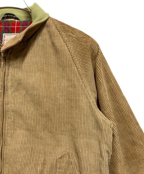 BARACUTA（バラクータ）BARACUTA (バラクータ) コーデュロイハリントンジャケット ブラウン×カーキ サイズ:ＳＩＺＥ　不明の古着・服飾アイテム