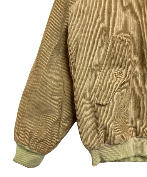 BARACUTA（バラクータ）BARACUTA (バラクータ) コーデュロイハリントンジャケット ブラウン×カーキ サイズ:ＳＩＺＥ　不明の古着・服飾アイテム