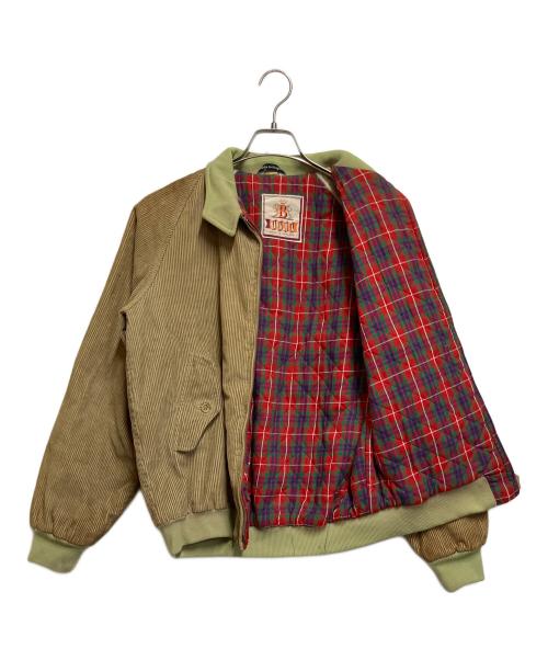 BARACUTA（バラクータ）BARACUTA (バラクータ) コーデュロイハリントンジャケット ブラウン×カーキ サイズ:ＳＩＺＥ　不明の古着・服飾アイテム