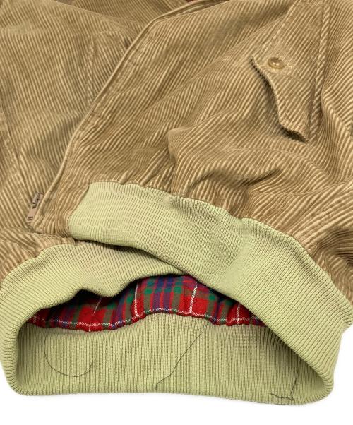 BARACUTA（バラクータ）BARACUTA (バラクータ) コーデュロイハリントンジャケット ブラウン×カーキ サイズ:ＳＩＺＥ　不明の古着・服飾アイテム