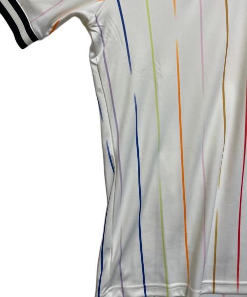 adidas（アディダス）adidas (アディダス) サッカーウェア(トップス) ホワイト サイズ:SIZE　Mの古着・服飾アイテム