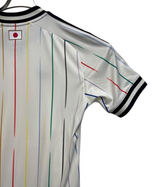 adidas（アディダス）adidas (アディダス) サッカーウェア(トップス) ホワイト サイズ:SIZE　Mの古着・服飾アイテム