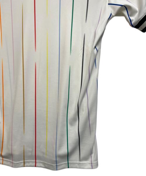 adidas（アディダス）adidas (アディダス) サッカーウェア(トップス) ホワイト サイズ:SIZE　Mの古着・服飾アイテム