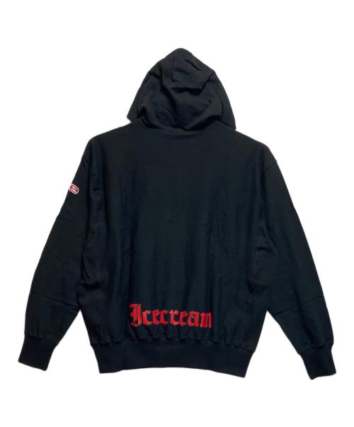 ICE CREAM（アイスクリーム）ICE CREAM (アイスクリーム) プルオーバーパーカー ブラック サイズ:SIZE XLの古着・服飾アイテム