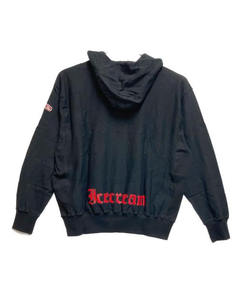 ICE CREAM（アイスクリーム）ICE CREAM (アイスクリーム) プルオーバーパーカー ブラック サイズ:SIZE XLの古着・服飾アイテム
