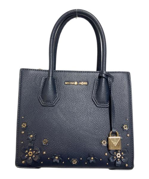 MICHAEL KORS（マイケルコース）MICHAEL KORS (マイケルコース) 2WAYバッグ ネイビーの古着・服飾アイテム