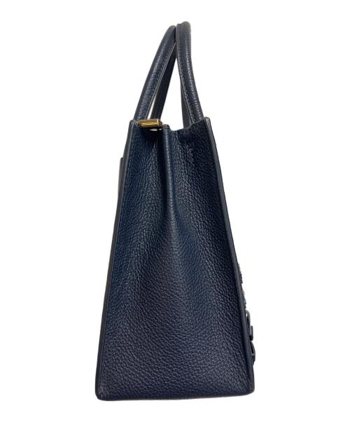 MICHAEL KORS（マイケルコース）MICHAEL KORS (マイケルコース) 2WAYバッグ ネイビーの古着・服飾アイテム