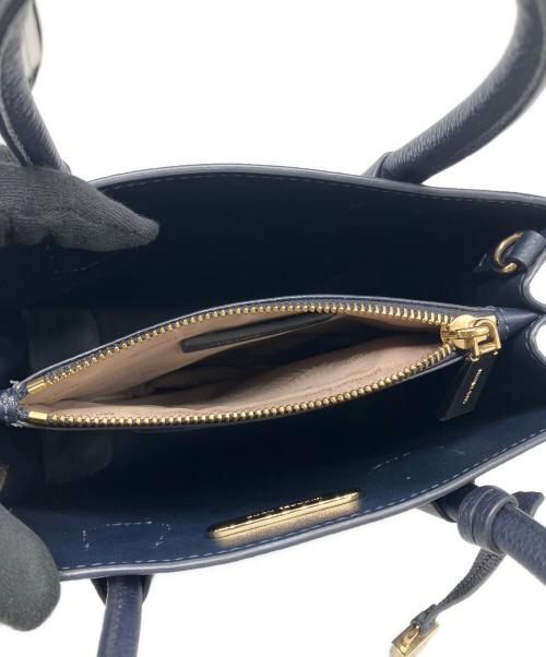 MICHAEL KORS（マイケルコース）MICHAEL KORS (マイケルコース) 2WAYバッグ ネイビーの古着・服飾アイテム
