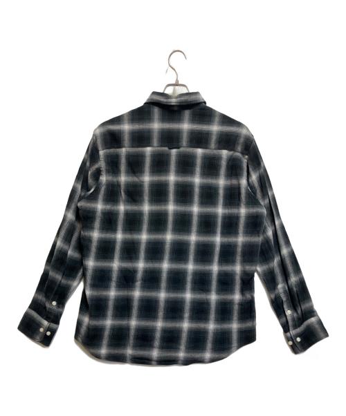 FAT（エフエーティー）FAT (エフエーティー) 長袖シャツ ブラック×ホワイト サイズ:SIZE Lの古着・服飾アイテム