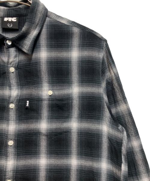 FAT（エフエーティー）FAT (エフエーティー) 長袖シャツ ブラック×ホワイト サイズ:SIZE Lの古着・服飾アイテム