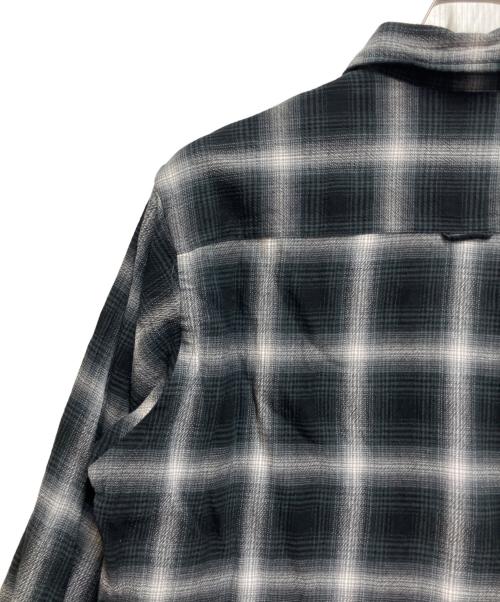 FAT（エフエーティー）FAT (エフエーティー) 長袖シャツ ブラック×ホワイト サイズ:SIZE Lの古着・服飾アイテム