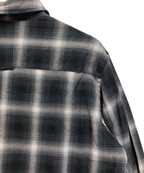 FAT（エフエーティー）FAT (エフエーティー) 長袖シャツ ブラック×ホワイト サイズ:SIZE Lの古着・服飾アイテム