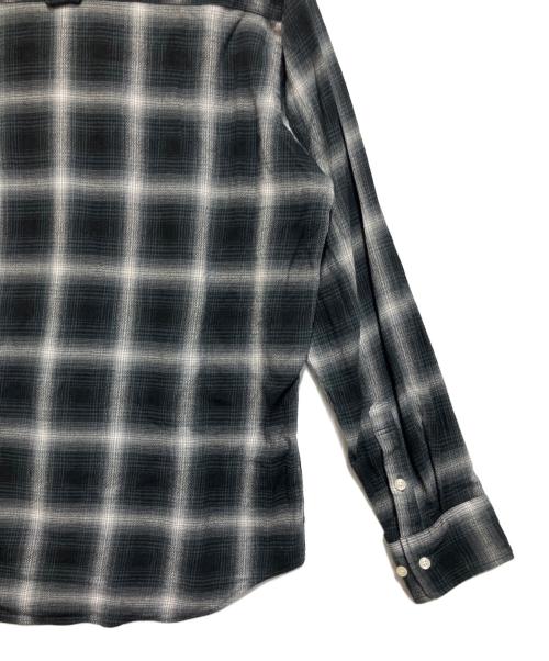 FAT（エフエーティー）FAT (エフエーティー) 長袖シャツ ブラック×ホワイト サイズ:SIZE Lの古着・服飾アイテム