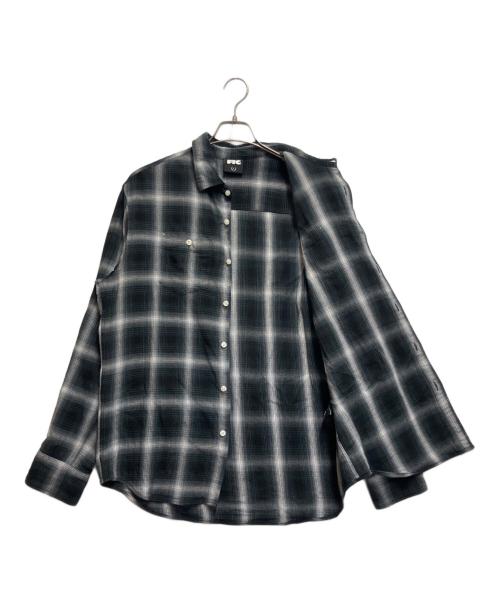 FAT（エフエーティー）FAT (エフエーティー) 長袖シャツ ブラック×ホワイト サイズ:SIZE Lの古着・服飾アイテム