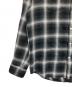 中古・古着 FAT (エフエーティー) 長袖シャツ ブラック×ホワイト サイズ:SIZE L：7000円