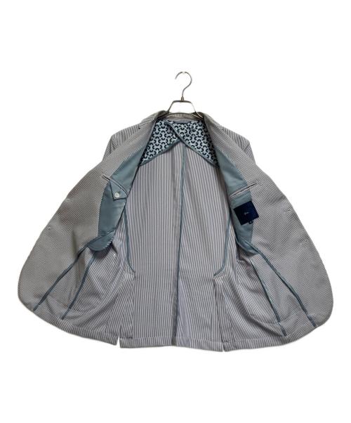 G-Stage（ジーステージ）G-Stage (ジーステージ) シアサッカー ストライプ スカイブルー×ホワイト サイズ:SIZE 46の古着・服飾アイテム