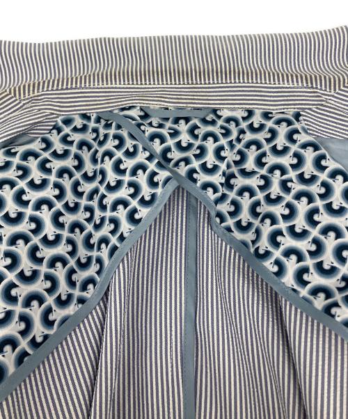 G-Stage（ジーステージ）G-Stage (ジーステージ) シアサッカー ストライプ スカイブルー×ホワイト サイズ:SIZE 46の古着・服飾アイテム