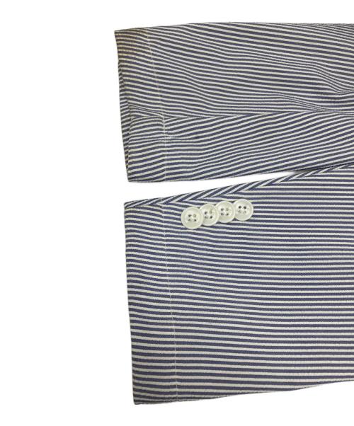 G-Stage（ジーステージ）G-Stage (ジーステージ) シアサッカー ストライプ スカイブルー×ホワイト サイズ:SIZE 46の古着・服飾アイテム