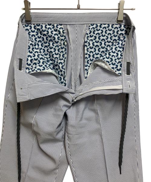 G-Stage（ジーステージ）G-Stage (ジーステージ) シアサッカー ストライプ スカイブルー×ホワイト サイズ:SIZE 46の古着・服飾アイテム