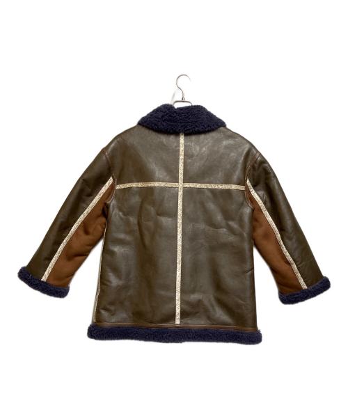 MURUA（ムルーア）MURUA (ムルーア) ムートンジャケット ブラウン サイズ:ＳＩＺＥ　2の古着・服飾アイテム