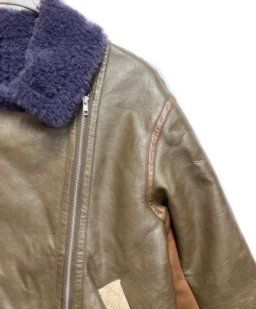 MURUA（ムルーア）MURUA (ムルーア) ムートンジャケット ブラウン サイズ:ＳＩＺＥ　2の古着・服飾アイテム