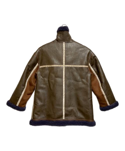 MURUA（ムルーア）MURUA (ムルーア) ムートンジャケット ブラウン サイズ:ＳＩＺＥ　2の古着・服飾アイテム
