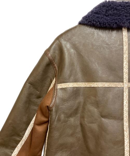 MURUA（ムルーア）MURUA (ムルーア) ムートンジャケット ブラウン サイズ:ＳＩＺＥ　2の古着・服飾アイテム