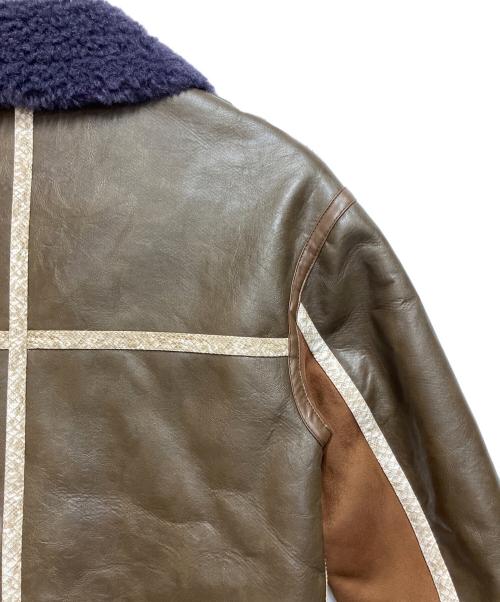 MURUA（ムルーア）MURUA (ムルーア) ムートンジャケット ブラウン サイズ:ＳＩＺＥ　2の古着・服飾アイテム