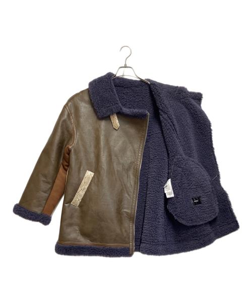MURUA（ムルーア）MURUA (ムルーア) ムートンジャケット ブラウン サイズ:ＳＩＺＥ　2の古着・服飾アイテム