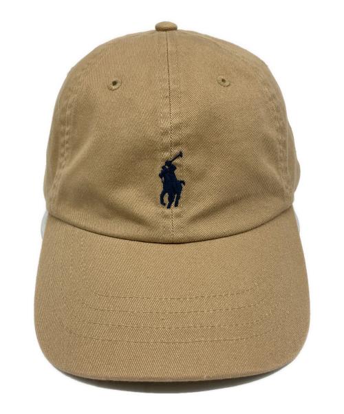 POLO RALPH LAUREN（ポロ・ラルフローレン）POLO RALPH LAUREN (ポロ・ラルフローレン) キャップ ベージュの古着・服飾アイテム