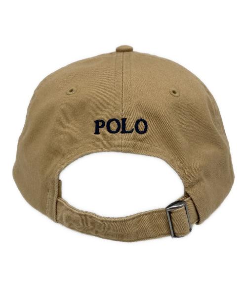 POLO RALPH LAUREN（ポロ・ラルフローレン）POLO RALPH LAUREN (ポロ・ラルフローレン) キャップ ベージュの古着・服飾アイテム